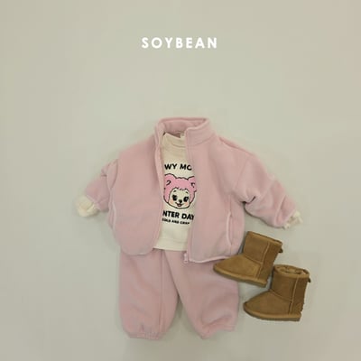Soybean39｜(75cm-118cm) 刷毛拉鍊外套套裝8