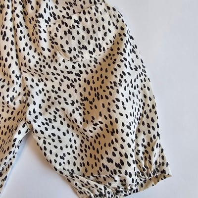 1st blue09｜(~93-118cm) 斑點七分褲8