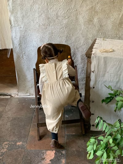 JE591｜(73-100cm) 蕾絲花邊連身褲/素面高領上衣17