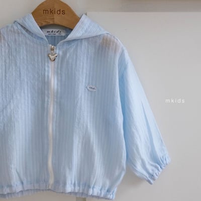 M-KIDS11｜(65-115cm) 小標連帽拉鍊外套3