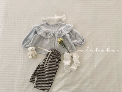 Valubebe69｜(65-90) 素面/條紋抽繩直筒褲13