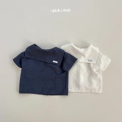 lala land46｜(75-120cm) 2色簡約翻領襯衫19