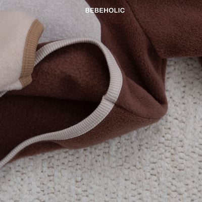 Bebe holic47｜(3m-18m) 印花刷毛連帽上衣16