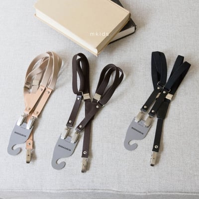 M-KIDS56｜(65-115cm) 英式吊帶褲夾7