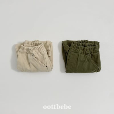Oottbebe68｜(1y-7y)   日系復古拼接褲3