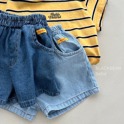 BEAN07｜(65-120cm) 牛仔口袋短褲9