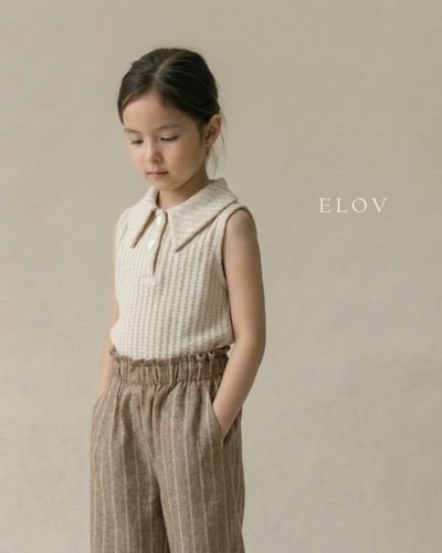 Mon petit21｜(73-118cm) 有領愛心鈕扣背心2