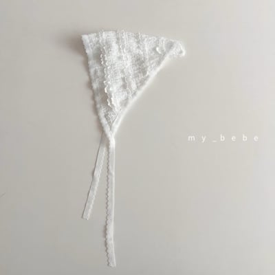 my_bebe10｜(free) 蕾絲滾邊頭巾13