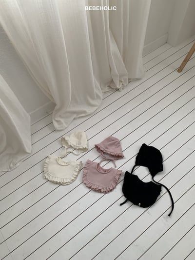 Bebe holic16｜(3m-18m) 摺邊背心/摺邊帽子套裝8