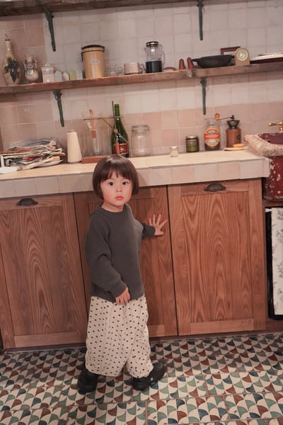 onu 52｜(70cm-115cm) 摺撊波點九分褲15