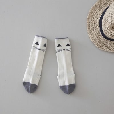 LEMONADE59｜(55cm-85cm) 1色小貓長襪兩雙組12