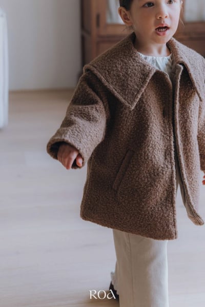 ROA03｜(80cm-120cm) 3色大翻領素色長版外套6