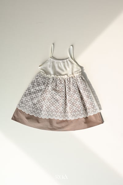 ROA12｜(6m-18m) 2色浪漫蕾絲無袖洋裝8