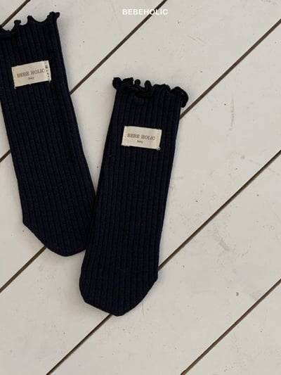 Bebe holic14｜(3m-18m) 木耳滾邊無根襪3