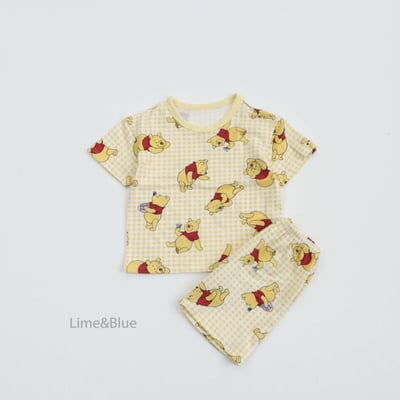 LIME&BLUE02｜(55-118cm MOM )  迪士尼親子居家服17