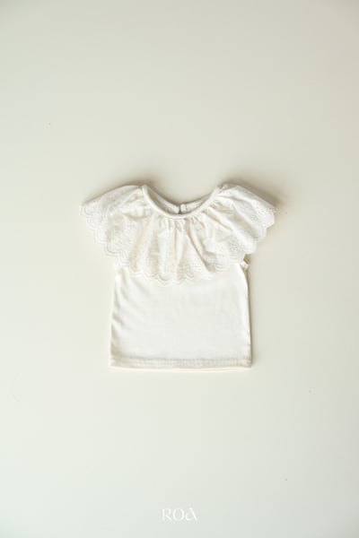 ROA26｜(6m-18m) 2色蕾絲大翻領上衣7