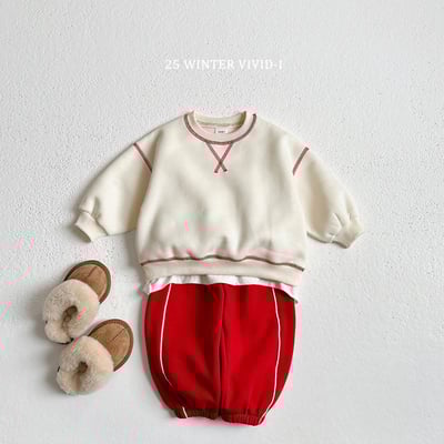 vivid93｜(78cm-125cm) 經典縫線滾邊休閒套裝15