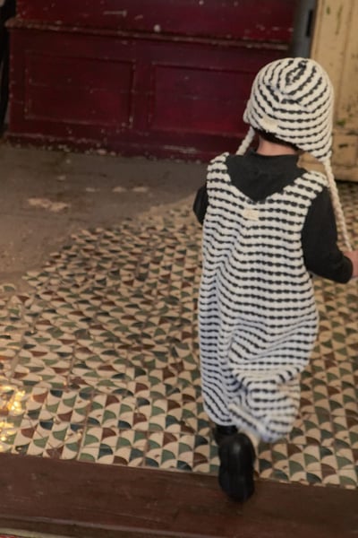 onu 14｜(70cm-115cm) 絨毛條紋連身褲13