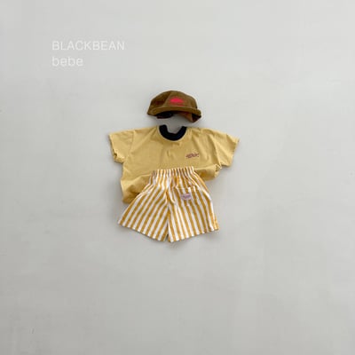 BEAN17｜(65-120cm) 南瓜線條短褲7