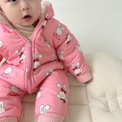 Oottbebe61｜(0m-12m) 雪人防寒連身裝14