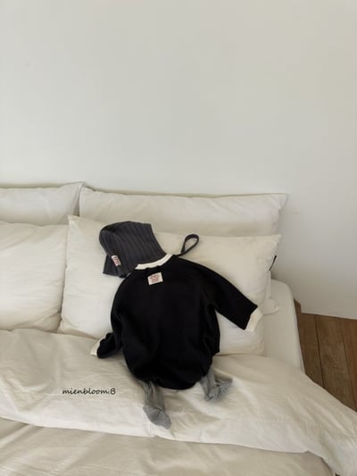 Bloom.b37｜(0m-18m) 素面羅紋褲襪4