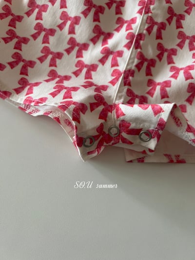 SO.U19｜(6m-4y) 蝴蝶結印花包屁扣吊帶褲12