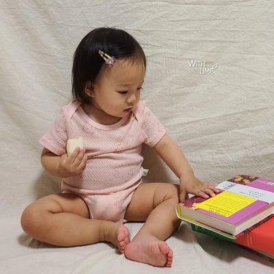 LIME&BLUE06｜(55-80cm)  熊熊室內包屁衣17