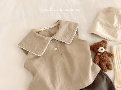 Valubebe 10｜(65-90cm) 無袖大領襯衫6