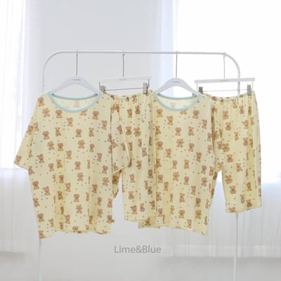 LIME&BLUE31｜(55-118cm MOM-DAD)  星星熊親子套裝14