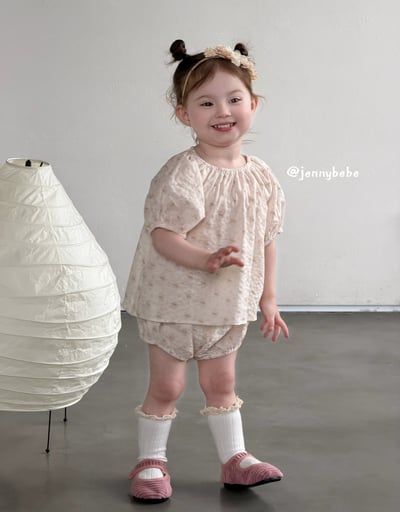 JE722｜(73-100cm) 小碎花套裝1