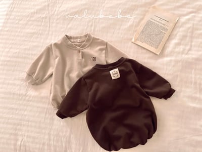 Valubebe32｜(65-80) B英字包屁衣9