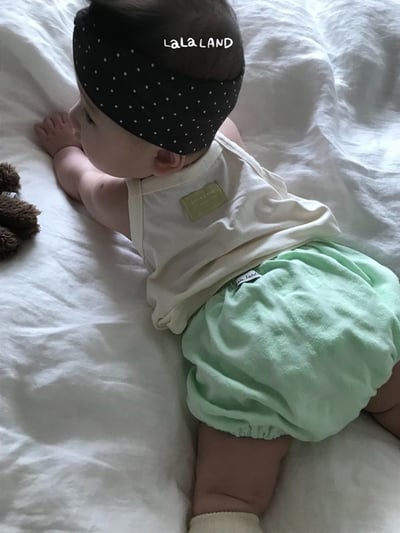 lala land16｜(3m-18m) 2色素面迷你燈籠褲14