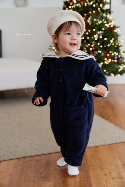 bebe nine13 (55cm-75cm) 2色水手領連身衣6