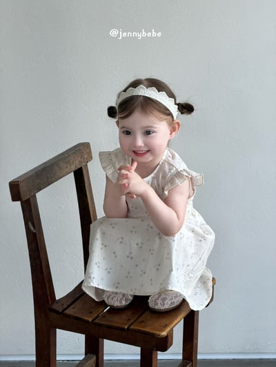 JE731｜(80-120cm) 小碎花背心洋裝10