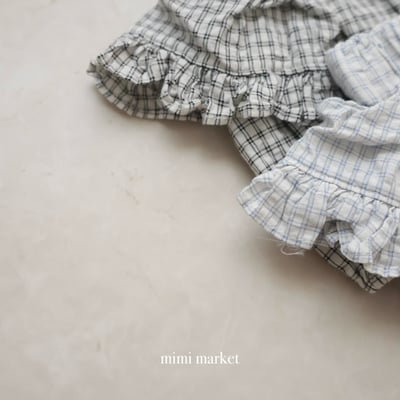 mimi market26 (75-85cm)  荷葉邊格子褲4