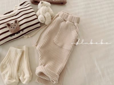 Valubebe13｜(65-80) 華夫格口袋長褲11