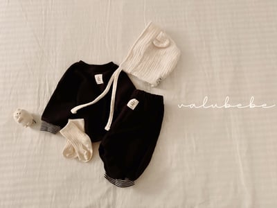 Valubebe09｜(65-90) Valu英字縮口褲3