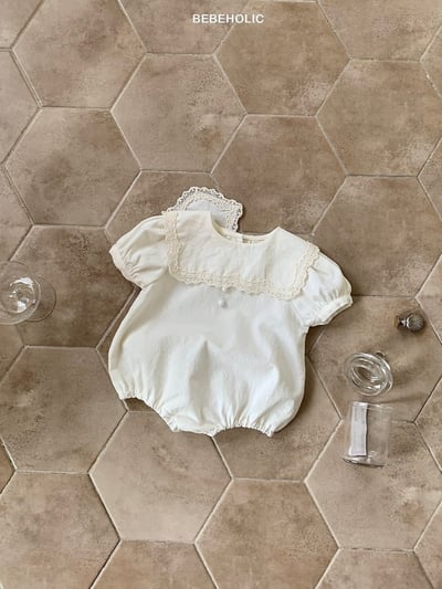 Bebe holic27｜(3m-18m) 蕾絲翻領連身服12