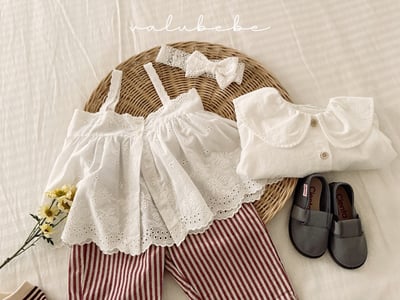 Valubebe62｜(65-90) 刺繡小花洋裝3