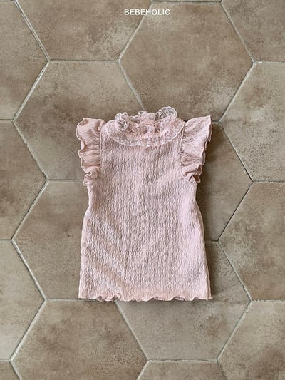 Bebe holic41｜(3m-18m) 中領蕾絲上衣10
