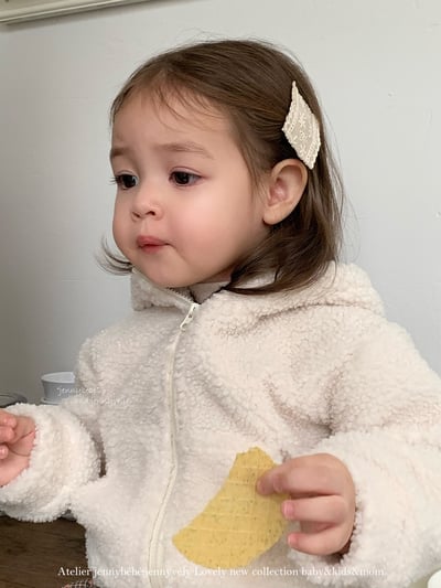 JE 655｜(80-110cm)  兔耳羊羔毛外套6