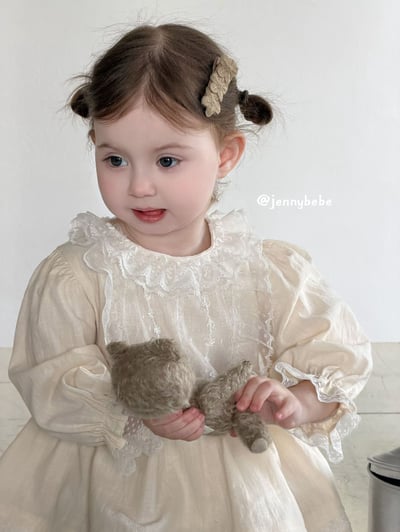 JE734｜(66-90cm) 蕾絲花邊包屁洋裝14