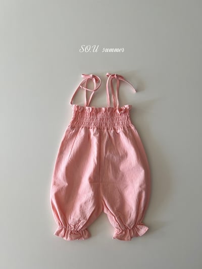 SO.U28｜(6m-4y) 印花綁帶連身褲6