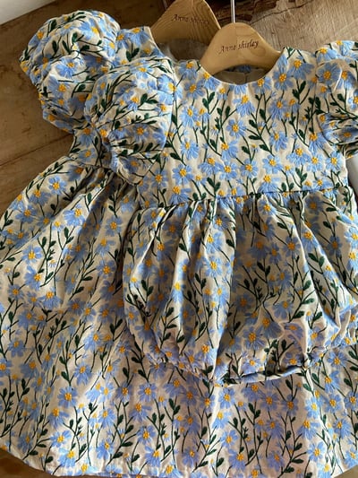 Anne Shirley38｜(3m-22m) 2色夏日刺繡花卉包屁衣17