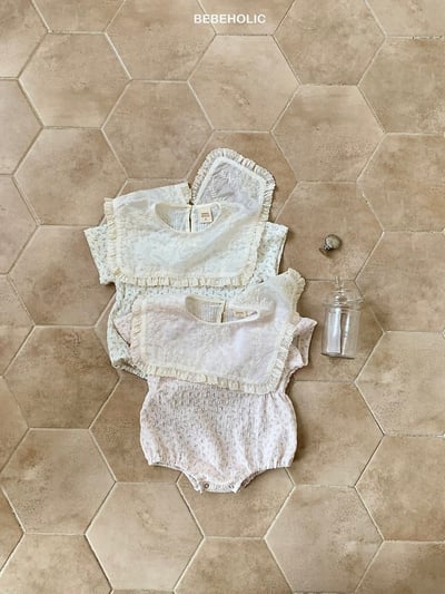 Bebe holic23｜(3m-18m) 翻領碎花連身服1