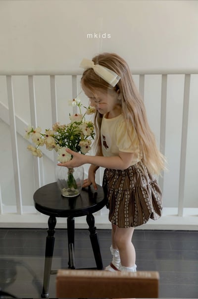 M-KIDS15｜(65-115cm) 愛心熊印花上衣8