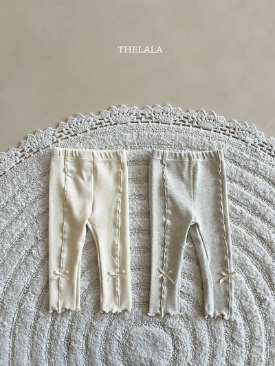 thelala36｜ (1y-6y) 蝴蝶結捲邊內搭褲3