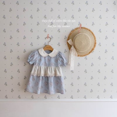 M-KIDS47｜(65-115cm) 蕾絲草帽6