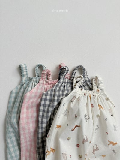 MiniRobe21｜(70-110) 無袖吊帶連身褲23