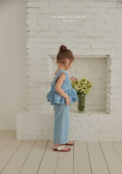 Melikey08｜(75-125cm) 9分牛仔寬褲4